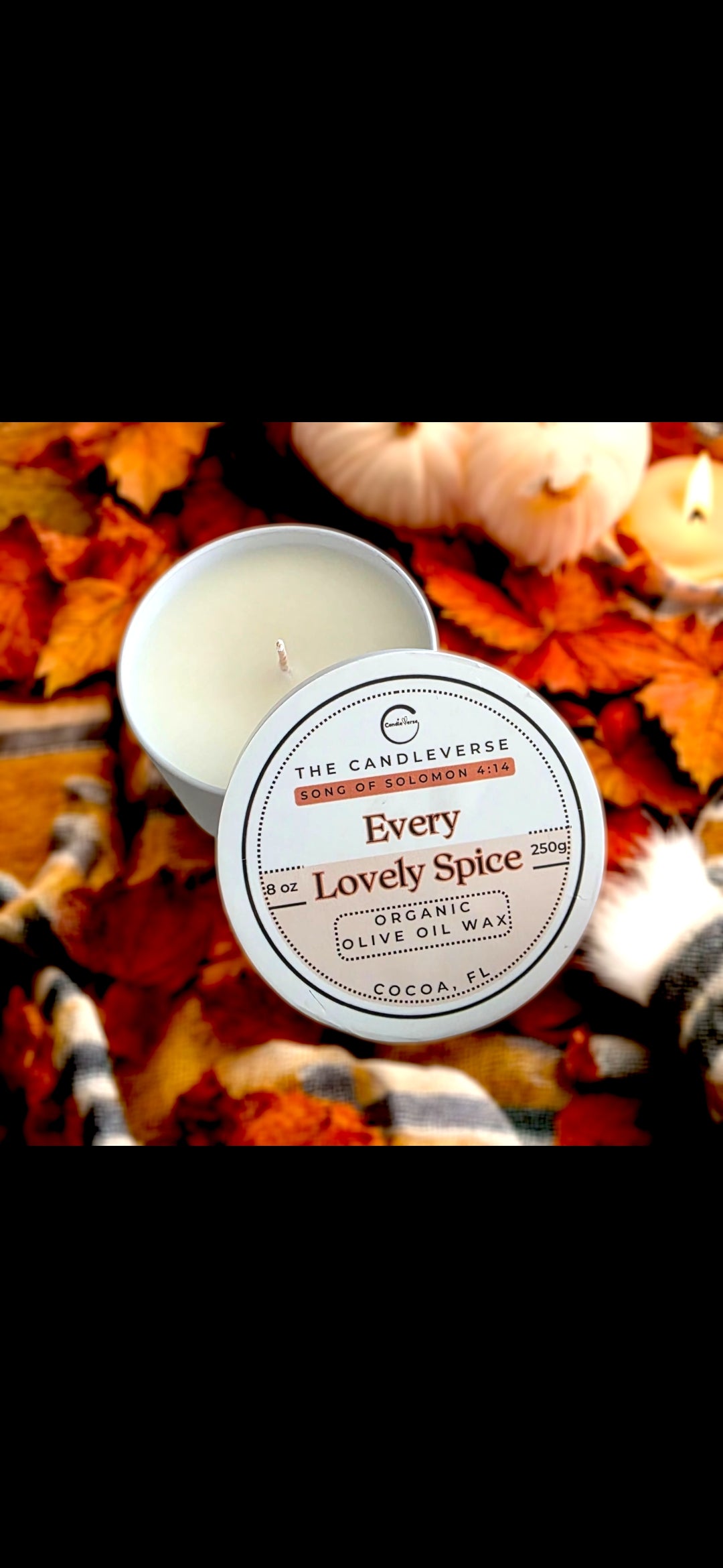 Every Lovely Spice Luxury Organic Candle