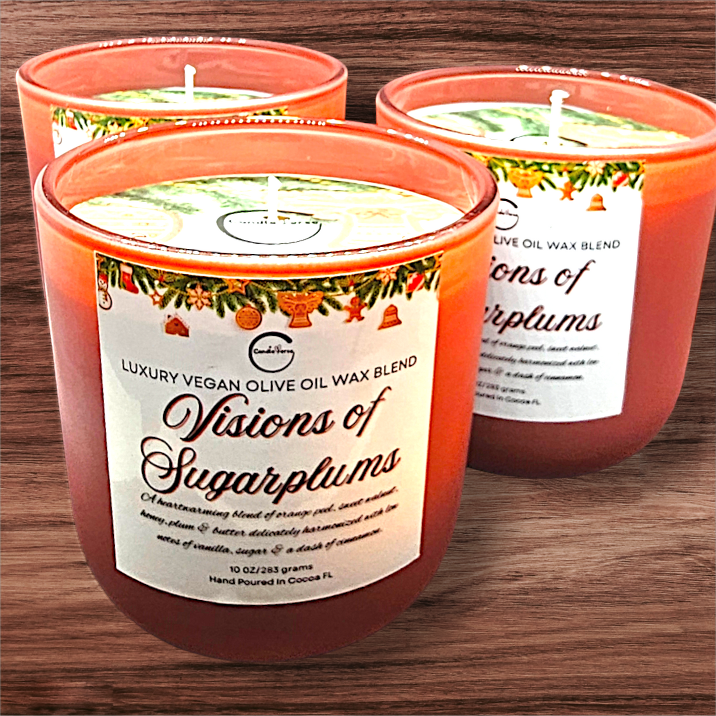 VISIONS OF SUGARPLUMS LUXURY VEGAN CANDLE