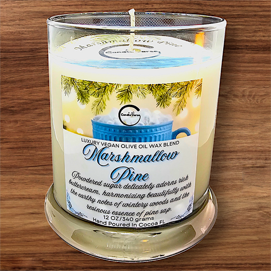 MARSHMALLOW PINE LUXURY ORGANIC VEGAN CANDLE