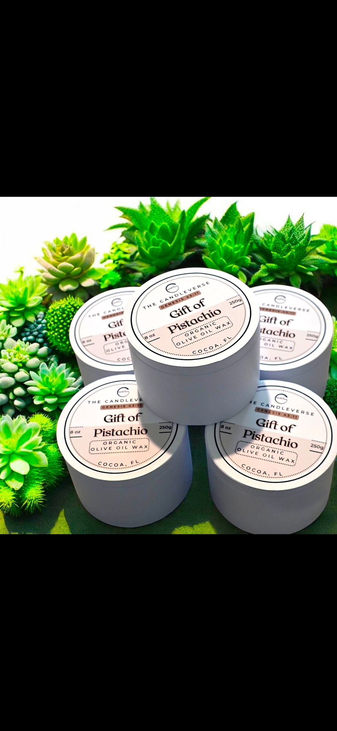 GIFT of PISTACHIO LUXURY CANDLE