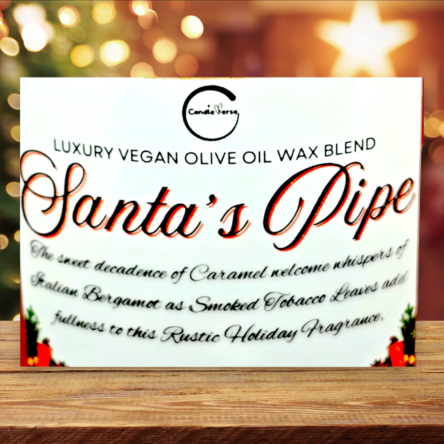 SANTA'S PIPE LUXURY ORGANIC VEGAN CANDLE