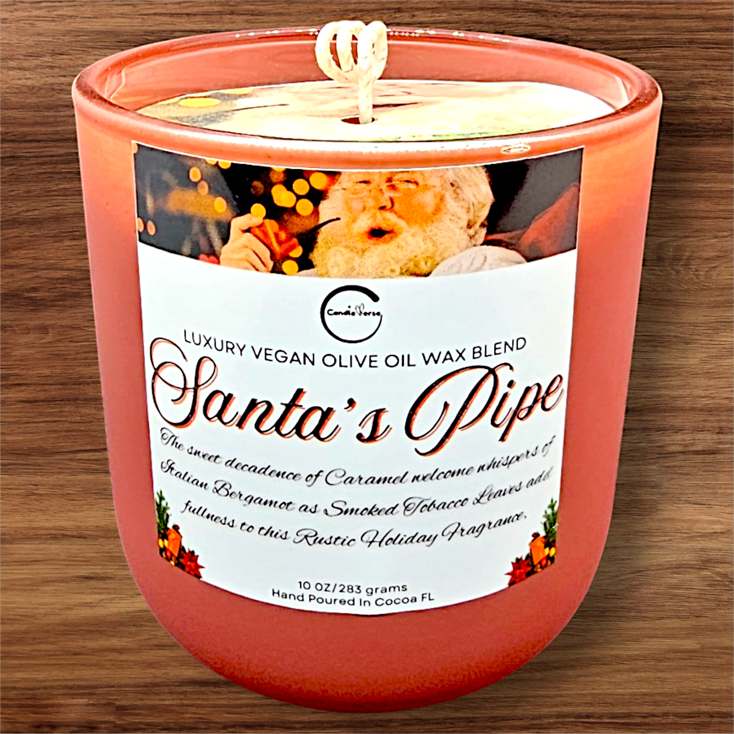 SANTA'S PIPE LUXURY ORGANIC VEGAN CANDLE