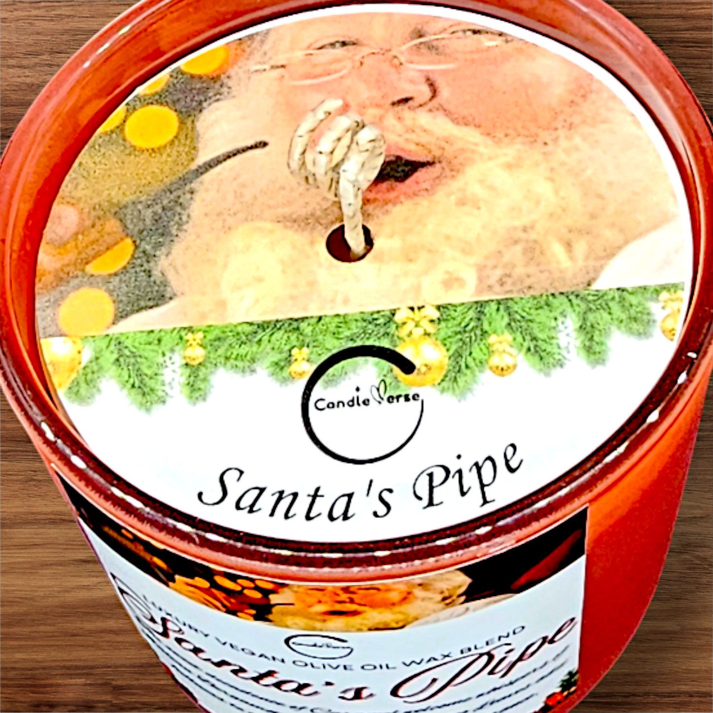 SANTA'S PIPE LUXURY ORGANIC VEGAN CANDLE